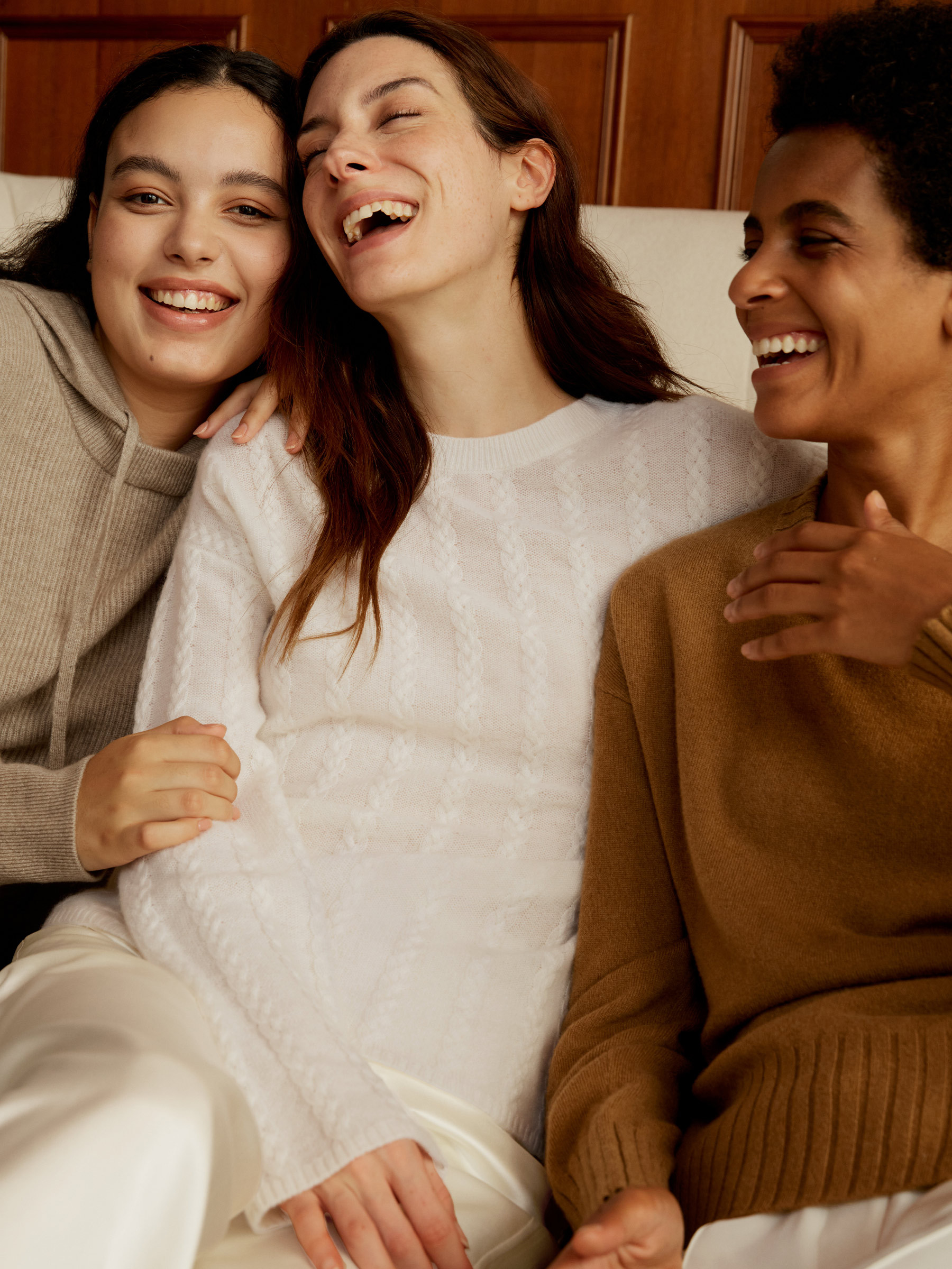 Semi-Sheer Cable-knit Baby Cashmere Sweater | LilySilk