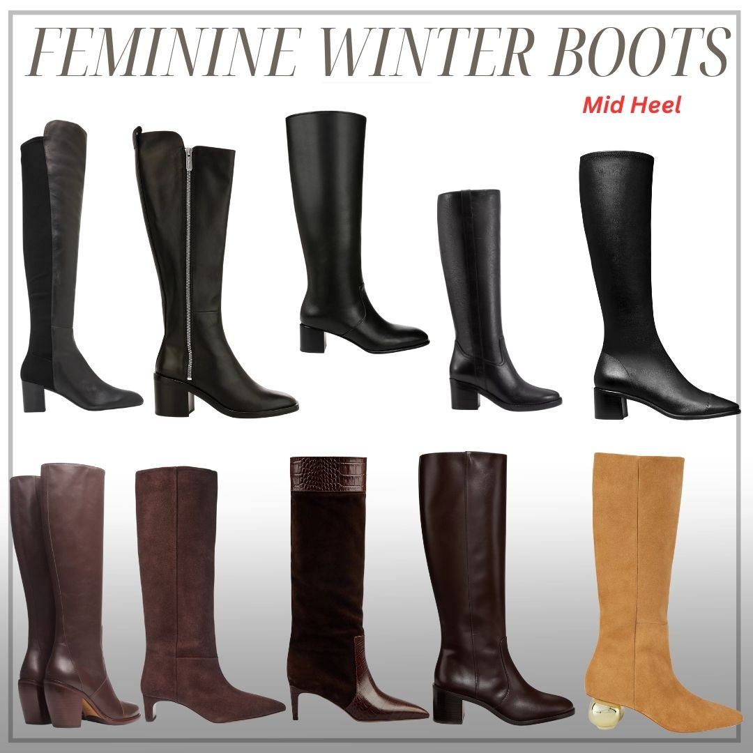 Feminine Winter Boots 

 

#LTKHoliday #LTKSeasonal #LTKStyleTip