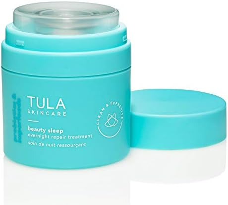 TULA Skin Care Beauty Sleep Overnight Repair Treatment | Anti-Aging, Night Cream, Contains Natural P | Amazon (US)