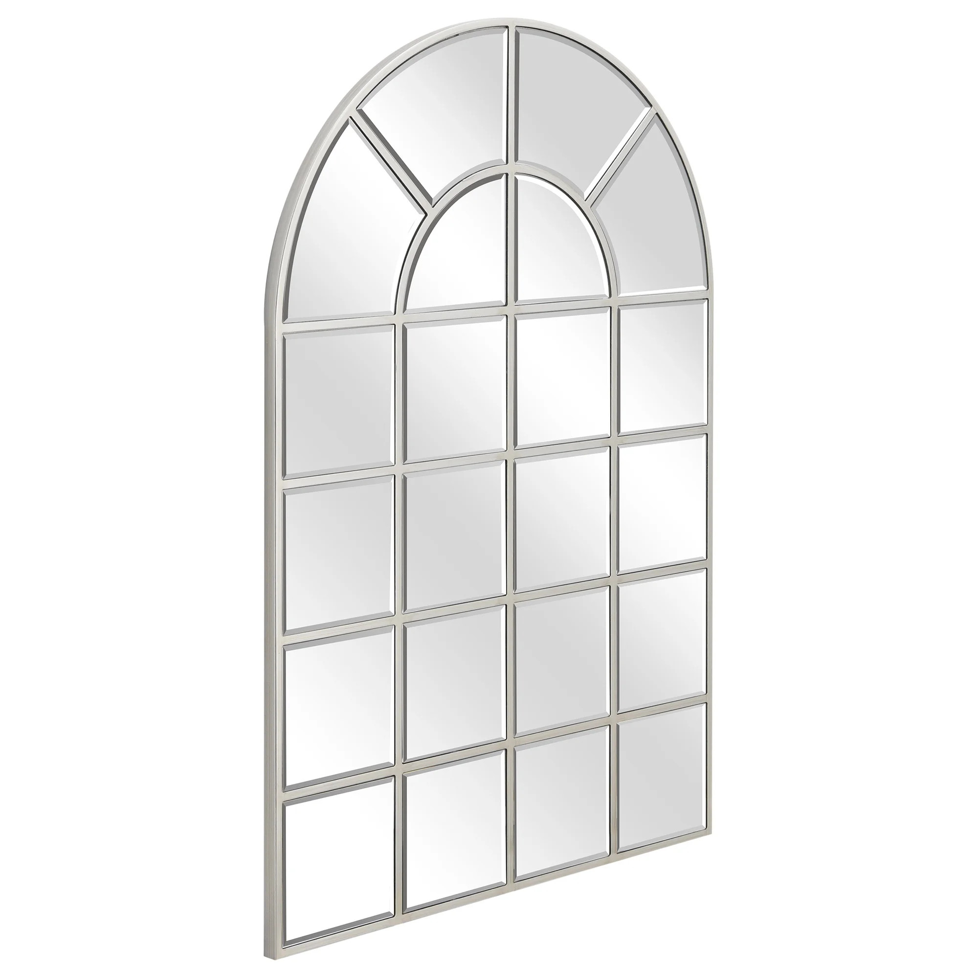 Empire Art Direct Arch Window Pane Mirror Wall Floor Mirror, 30" x 44", Ready to Hang | Walmart (US)
