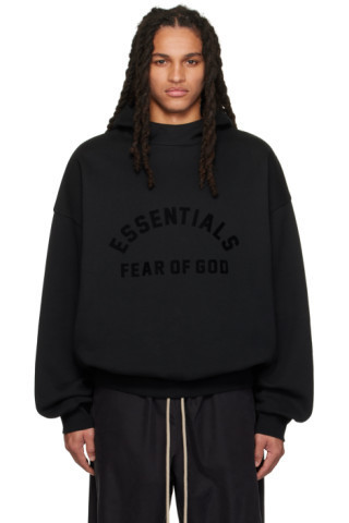 Black Bonded Hoodie | SSENSE