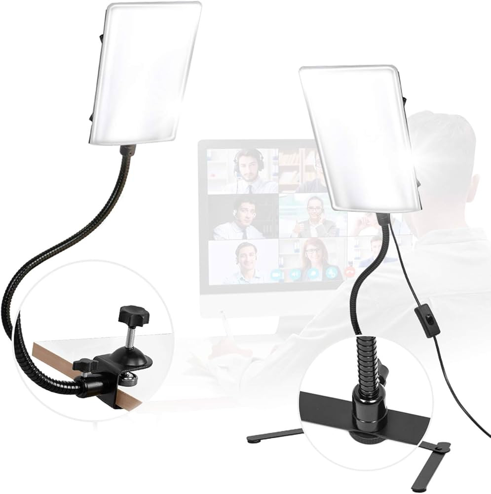 LimoStudio [2 Pack] LED Video Light Panel, High Brightness 3250 Lumen 5500K, Gooseneck Flexible A... | Amazon (US)