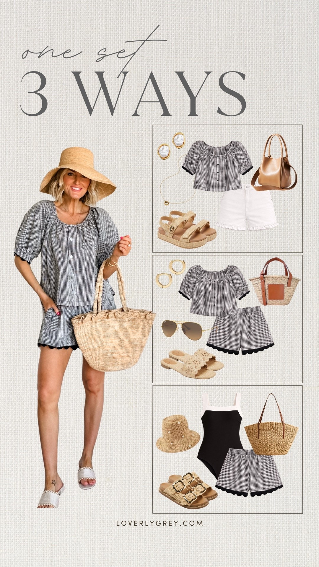 This matching set is an under $40 Amazon find 👏🏼 perfect for spring & summer travels! 

Loverly Grey, Amazon find, Amazon fashion, gingham matching set, spring fashion, spring outfit ideas, vacation outfit ideas 

#LTKSwim #LTKSeasonal #LTKootd