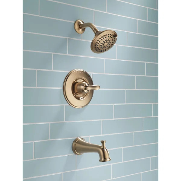 T14494-CZ Linden™ Diverter Tub and Shower Faucet with Monitor | Wayfair North America