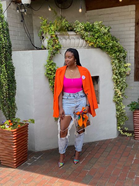 Orange and Fuschia outfit 

#LTKstyletip