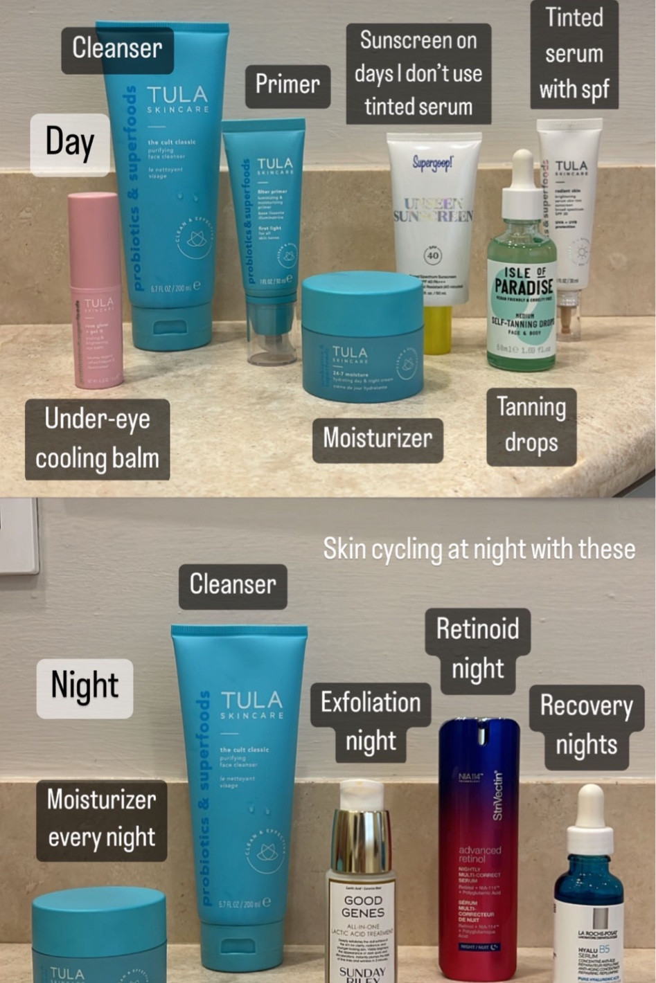 Daily skincare routine! My top skin cycling products for morning and night 🤗

#LTKSeasonal #LTKstyletip #LTKbeauty