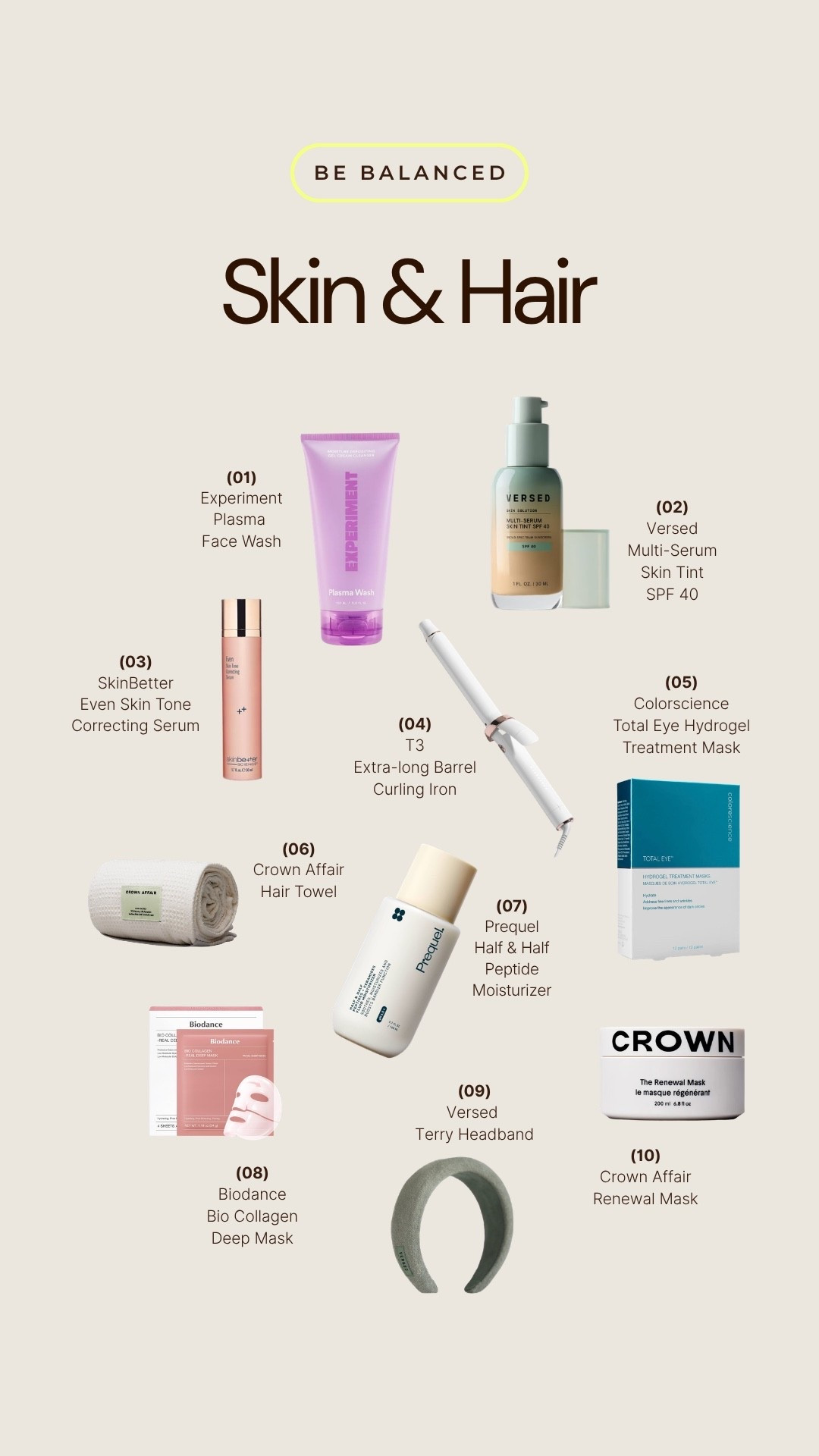 Monthly favorites — skin & hair!
