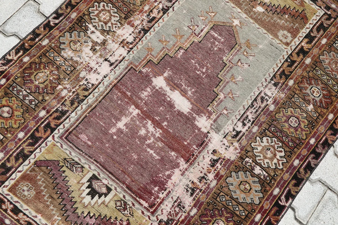 4x6 Rug, Small Area Rug, Turkish Rug 4x6, 4x6 Vintage Rug, Oushak Neutral Rug, Decor Rug, Wool Ru... | Etsy (US)