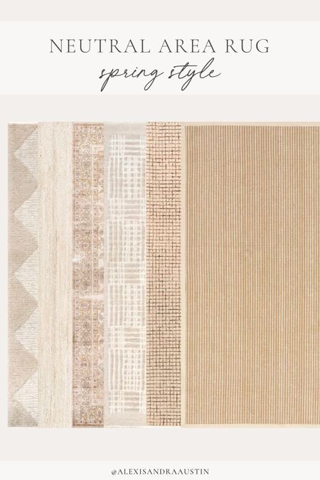 My favorite neutral area rugs! Loving the bright and airy look of these for the spring season 

Spring refresh, neutral area rug, style inspo, jute rug, living room refresh, bedroom refresh, Rugs USA, light and bright, affordable finds, neutral home, aesthetic home, shop the look!

#LTKSeasonal #LTKstyletip #LTKhome