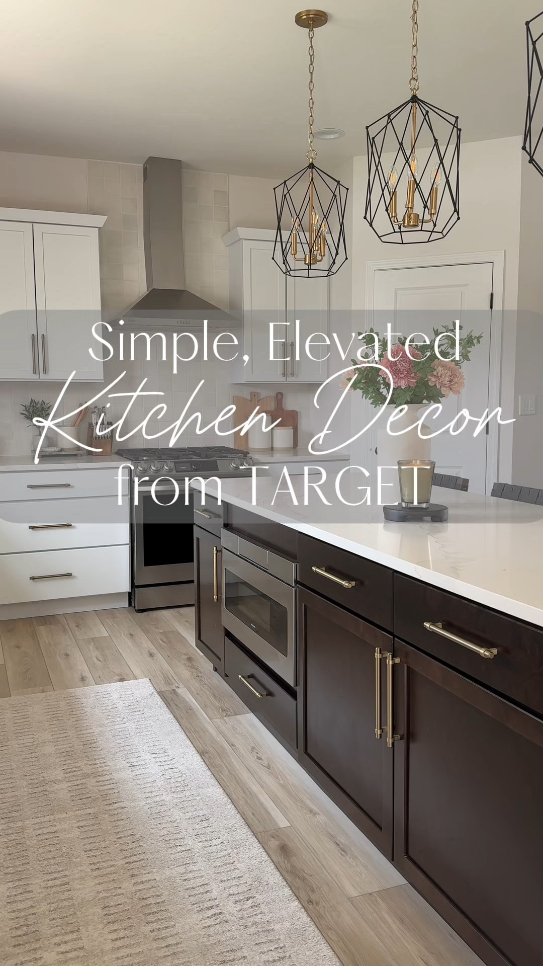 Target kitchen decor! I have 4 black olive stems and 4 floral stems in the vase



#LTKHome