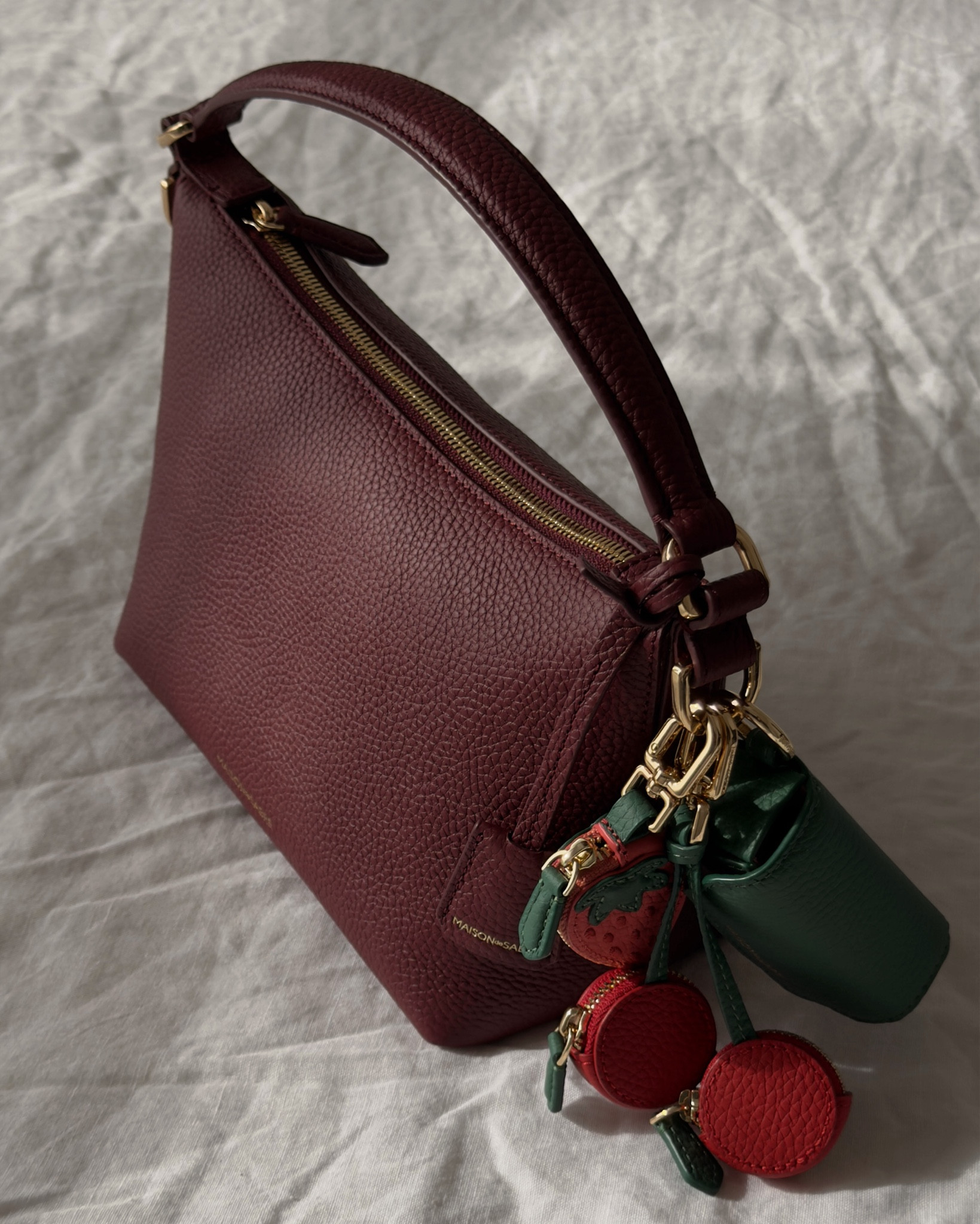 Beautiful early Christmas gift from Maison de Sabré ❤️

🍒 You can find the cherry charm linked in ShopMy under ‘Shop the Looks’ or via the Maison de Sabré website 🫶

With Amour, M.

#gifted #purse #handbag 

#LTKHoliday #LTKGiftGuide #LTKSeasonal