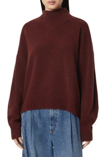 Click for more info about AllSaints Asha Mock Neck Sweater in Burgundy Red at Nordstrom, Size Small