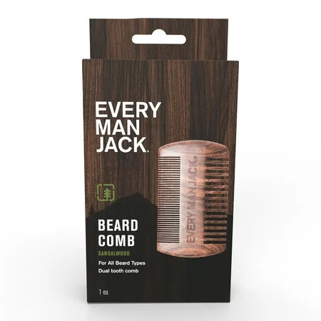Every Man Jack Beard Comb Ebony Wood | Walmart (US)