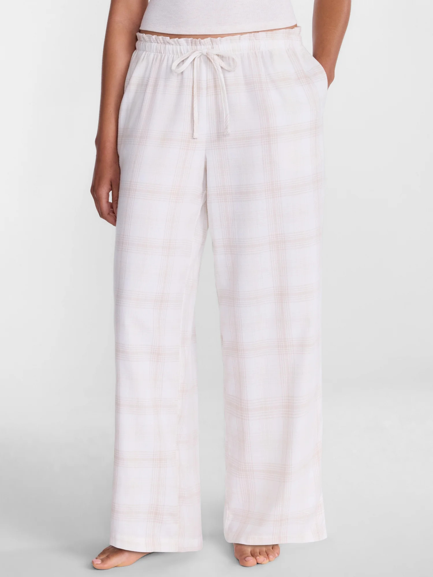 Joyspun Women's Flannel Sleep Pants, 30” Inseam, Sizes XS-3X | Walmart (US)