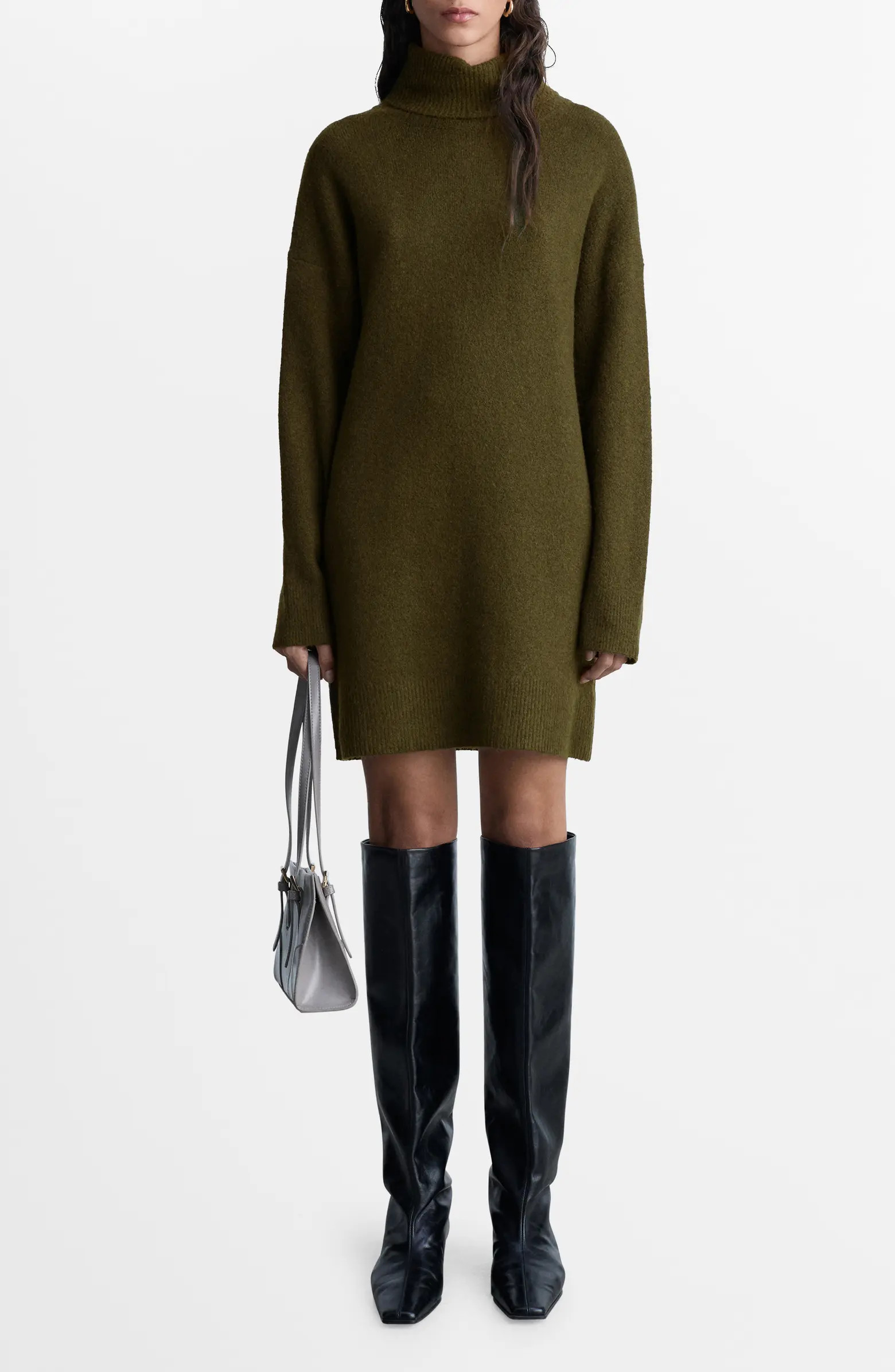 Taldote Long Sleeve Turtleneck Sweater Dress | Nordstrom