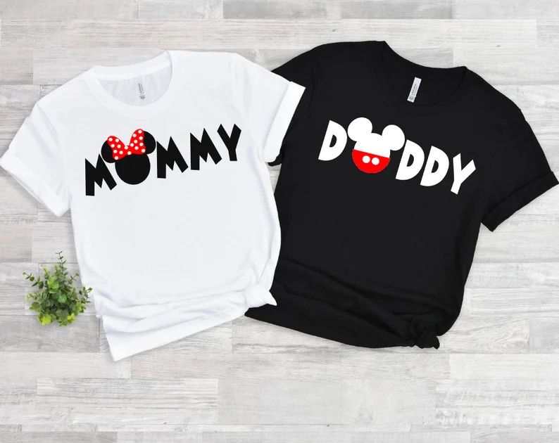 Mickey Mouse birthday shirt, Women's Minnie Mouse shirt, Mens mickey mouse shirt, couples matchin... | Etsy (US)