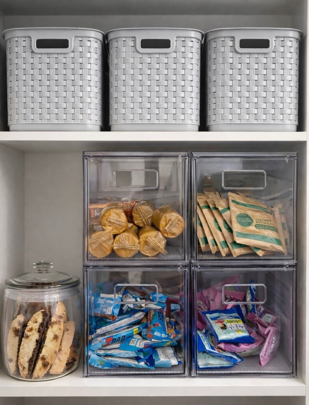 #ad Pantry Storage Refresh Finds

Follow @farmtotablecreations on Instagram for daily home finds & cozy decor inspiration.

Slowly getting the pantry organized with some storage containers from @thecontainerstore 

The Container Store truly has all the solutions for your resolutions this year, and on my list was finally tackling pantry organization. I’m doing it one section at a time, keeping everything simple, uniform, and easy to grab for the kids.

I used two of the Everything Organizer Double Drawer bins for snacks and grab-and-go items, and they make the biggest difference — clean, clear, and so easy to keep sorted. I also love that they stack so easily, which helps you really utilize every bit of shelf space without wasting any room. 

I’m linking that exact organizer here, along with a few other helpful pantry storage finds that make staying organized so much easier.

#pantryorganization #pantrystorage #kitchenorganization #storagebins #containerstorefinds #homeorganization #organizedhome #kitchenpantry #pantrygoals #kitchenstorage 

#LTKSaleAlert #LTKHome