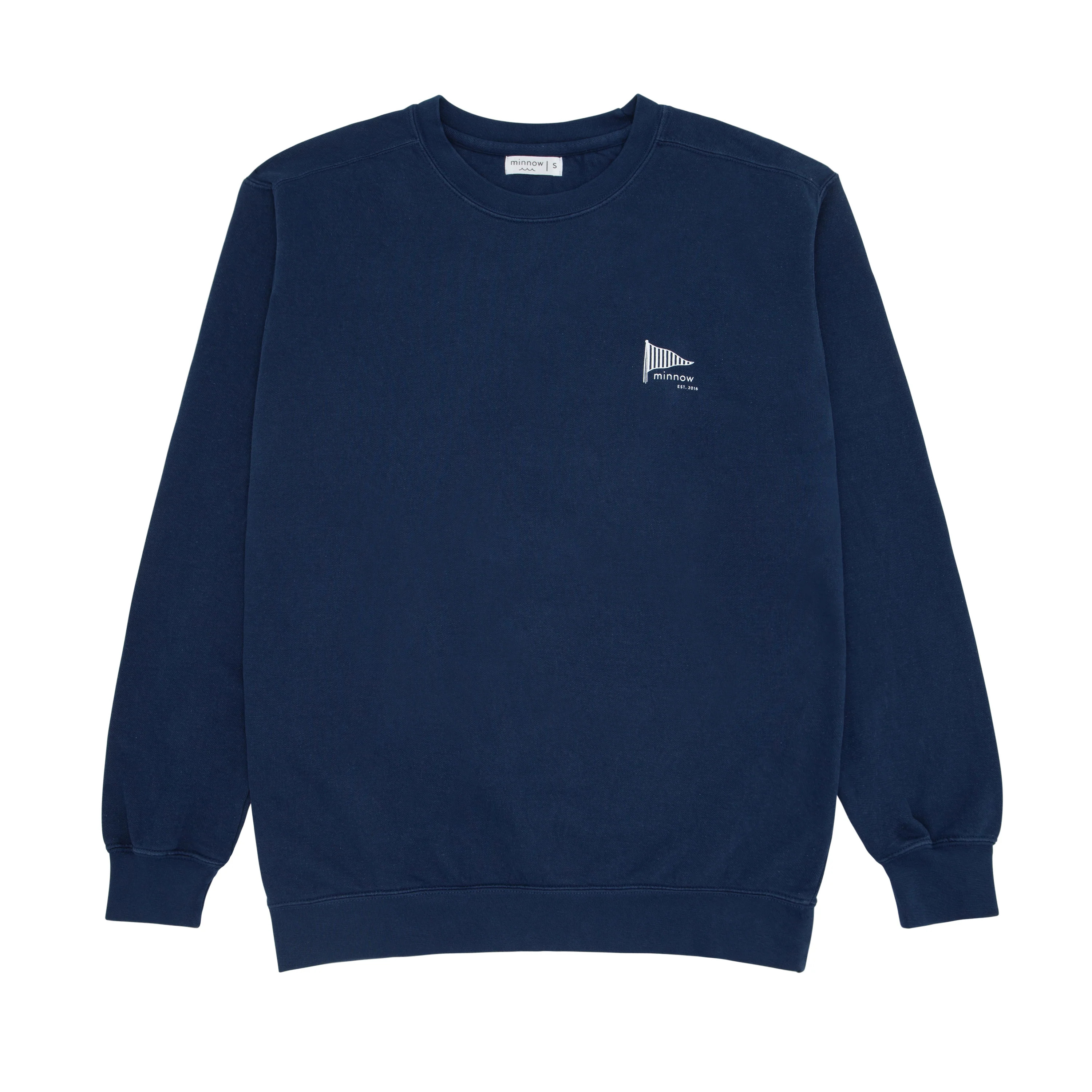 adult navy sweatshirt | minnow swim | minnow