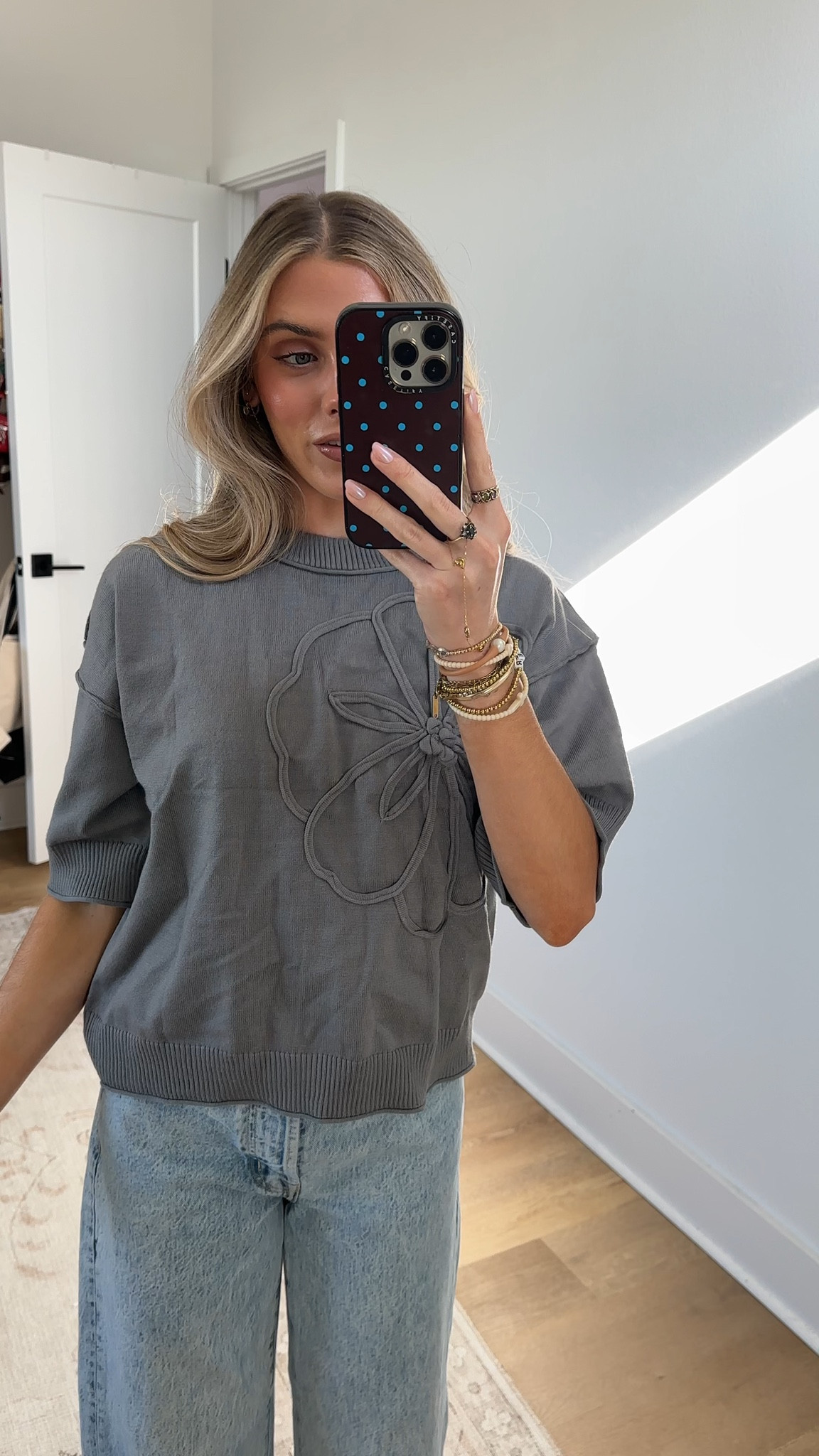 Amazon size small Saodimallsu Womens Short Sleeve Sweater Trendy Floral Pullover Sweaters Summer Casual Crewneck Lightweight Knit Tops

#LTKootd #LTKSaleAlert #LTKWorkwear