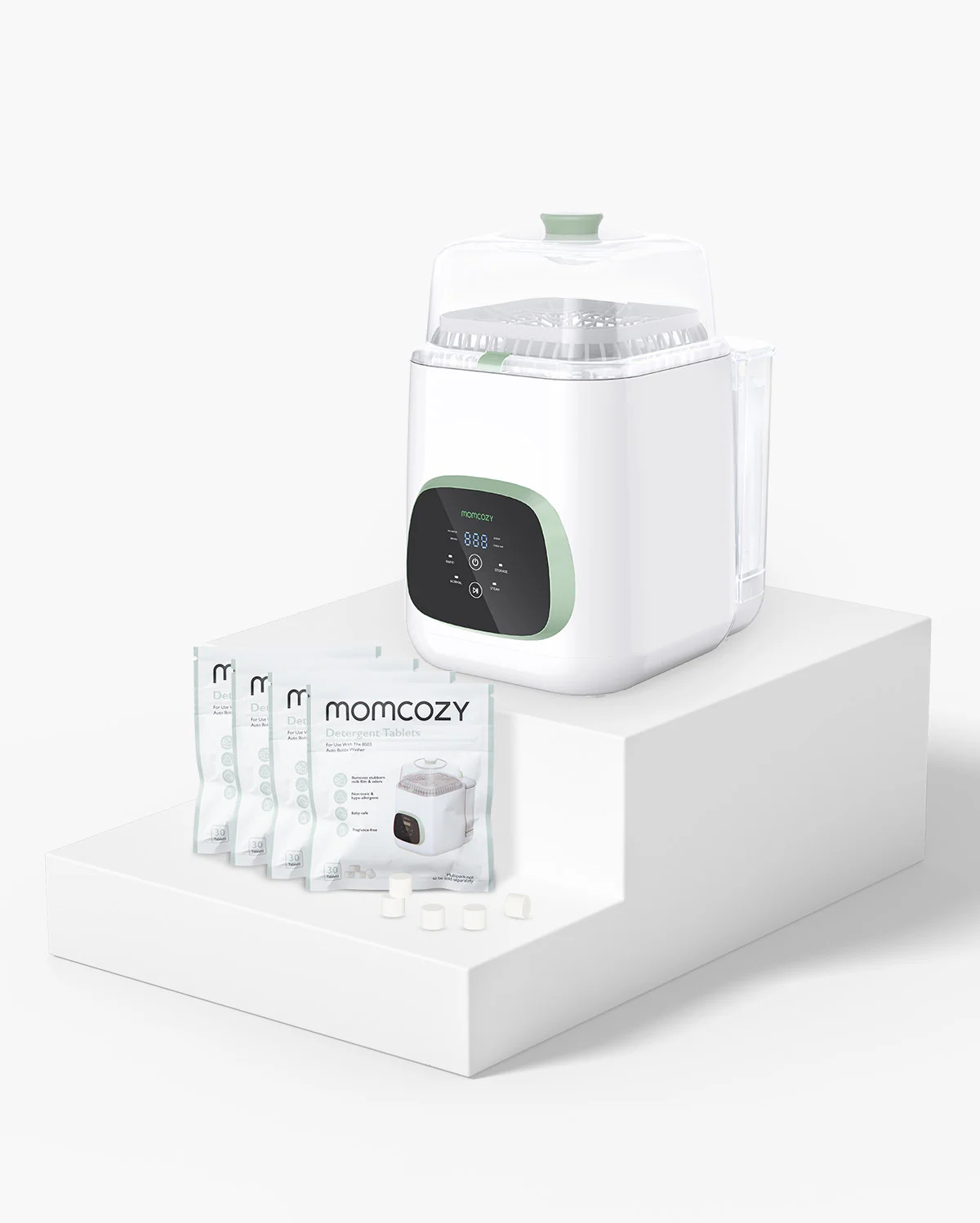 Time-Saving Cleaning Bundle: KleanPal Pro Bottle Washer + 120 Cleaning | Momcozy US
