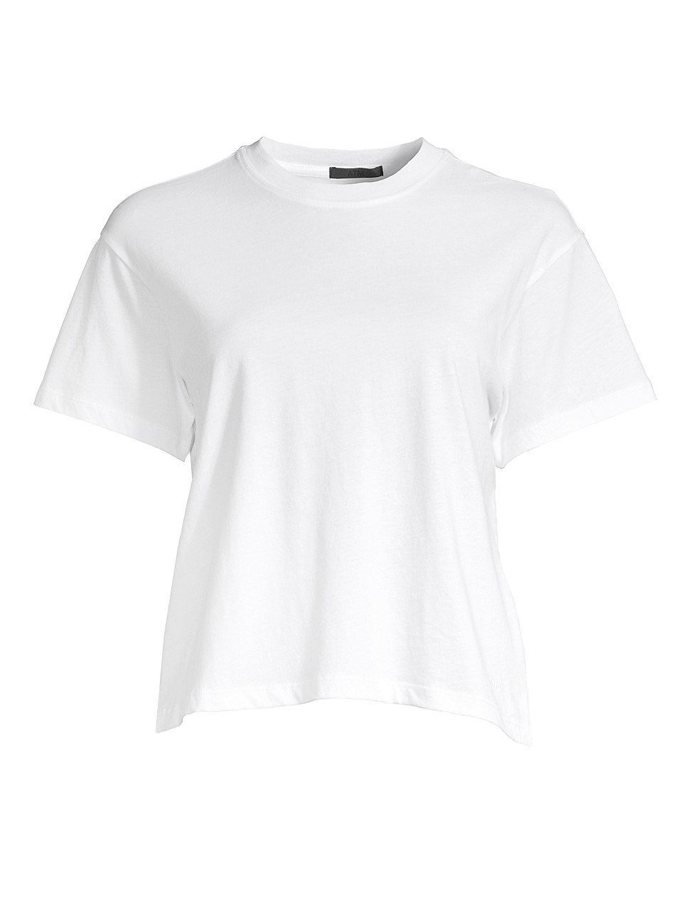 Women's Classic Jersey Short-Sleeve Boy Tee - White - Size Large | Saks Fifth Avenue