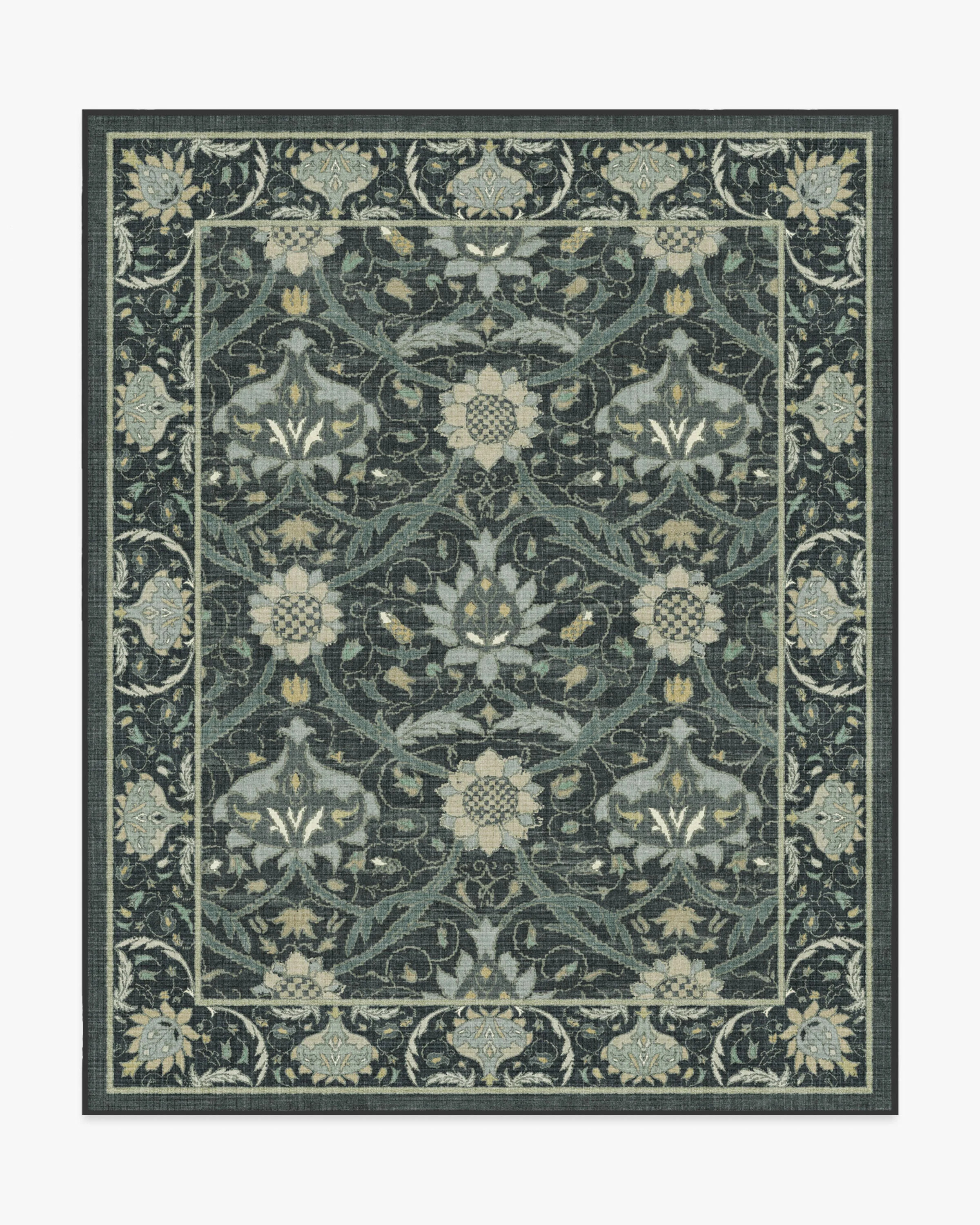 Montreal Charcoal & Abalone Rug | Ruggable