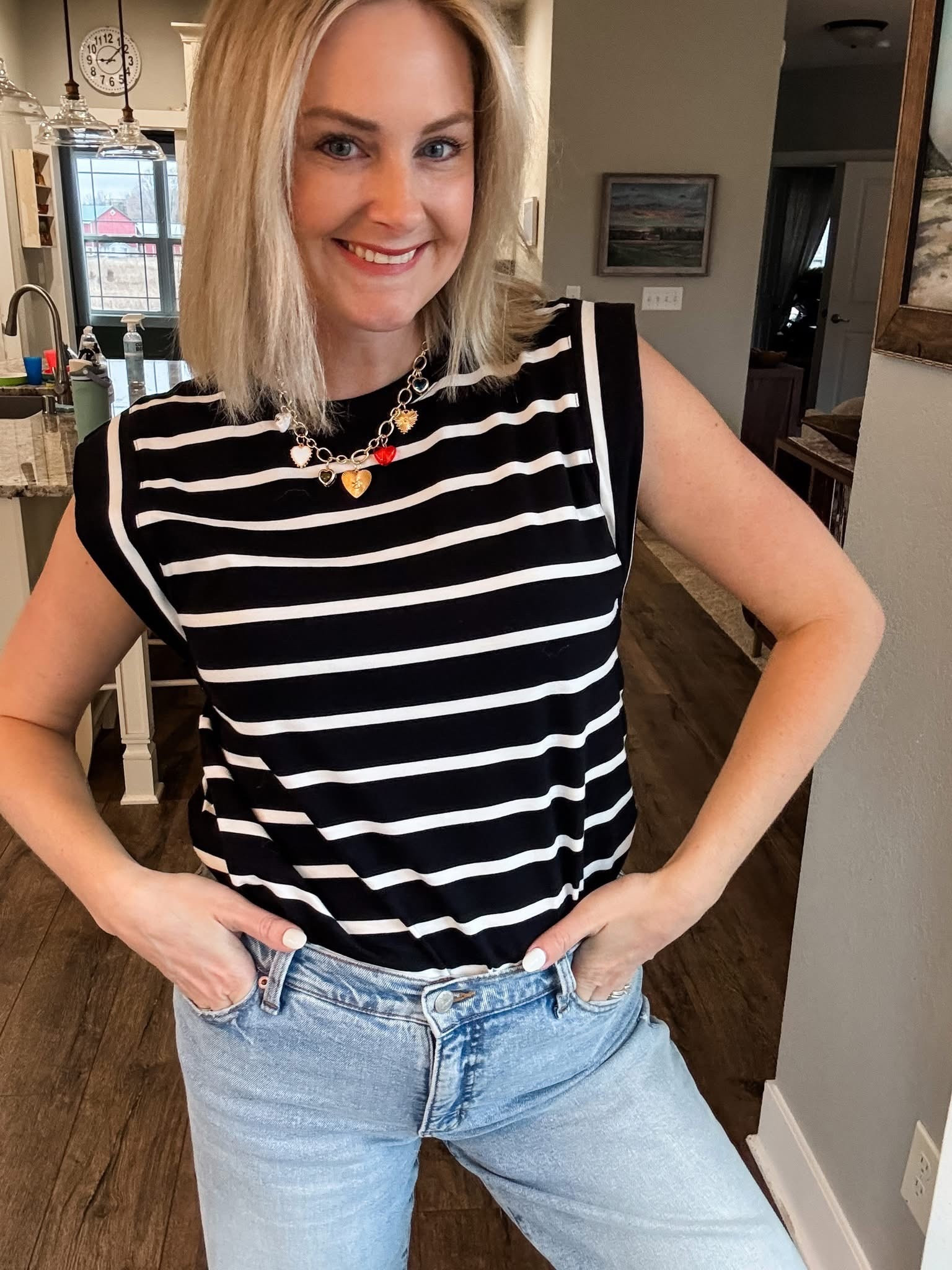 Love this top from Walmart! 