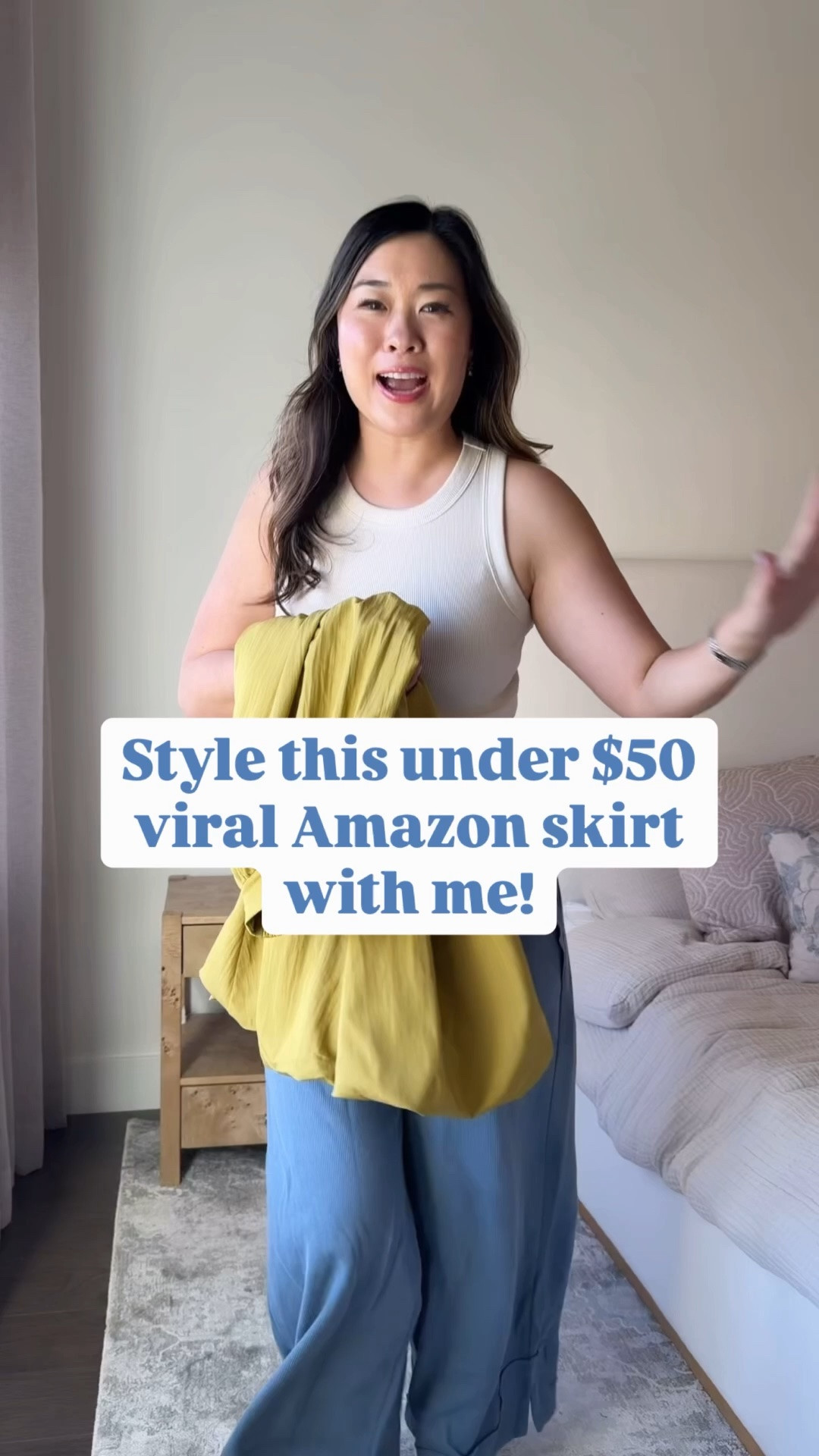 Chic and comfortable, my summer wardrobe just got an upgrade with this Amazon skirt! Perfect for any occasion. #summerstyle #amazonfinds

Wearing the skirt in a size Small. Go with your typical waist size.
Medium in tank

#LTKootd #LTKSeasonal #LTKPetite