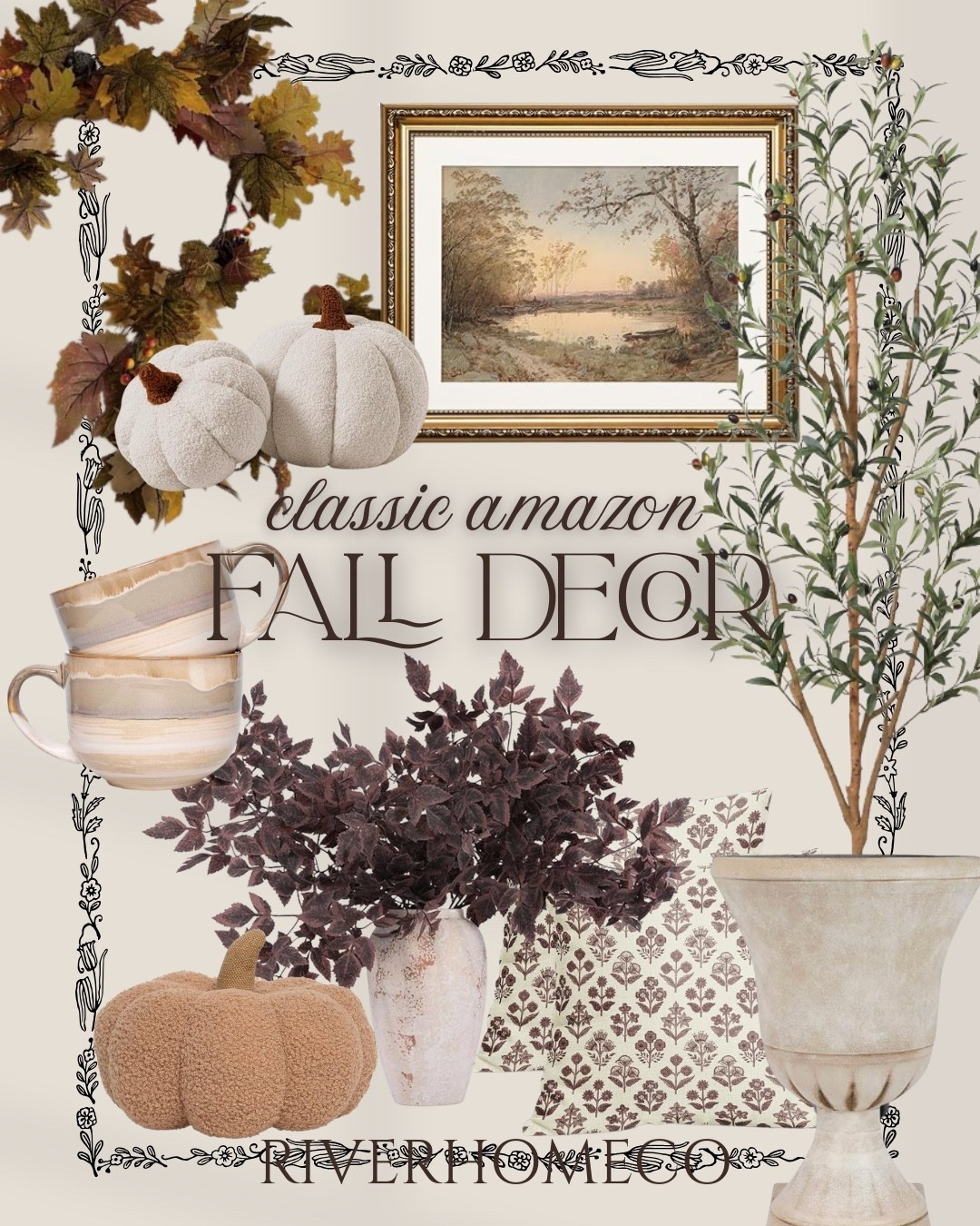 Cozy fall decor finds from Amazon that instantly warm up your space—neutral tones, soft textures, and elevated details that still feel effortless. Perfect for a classic coastal home this season. Shop the full edit and bring those cozy vibes to your home. #FallHomeDecor #CozyHomeVibes #AmazonHomeFinds #ClassicCoastalHome #FallDecorInspo