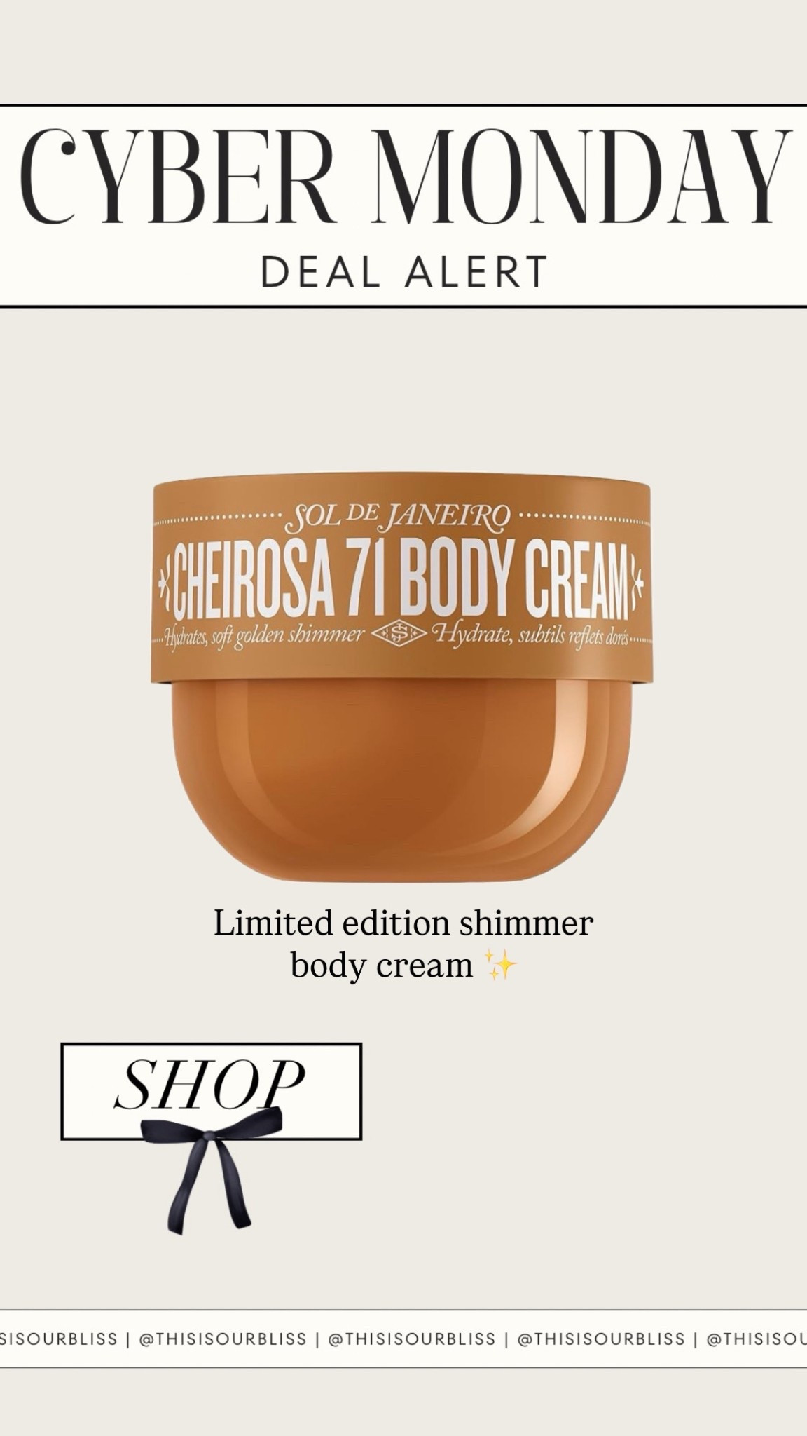Limited edition, shimmering body cream! WANT! ✨✨

#LTKselfcare #LTKGiftGuide #LTKBeauty