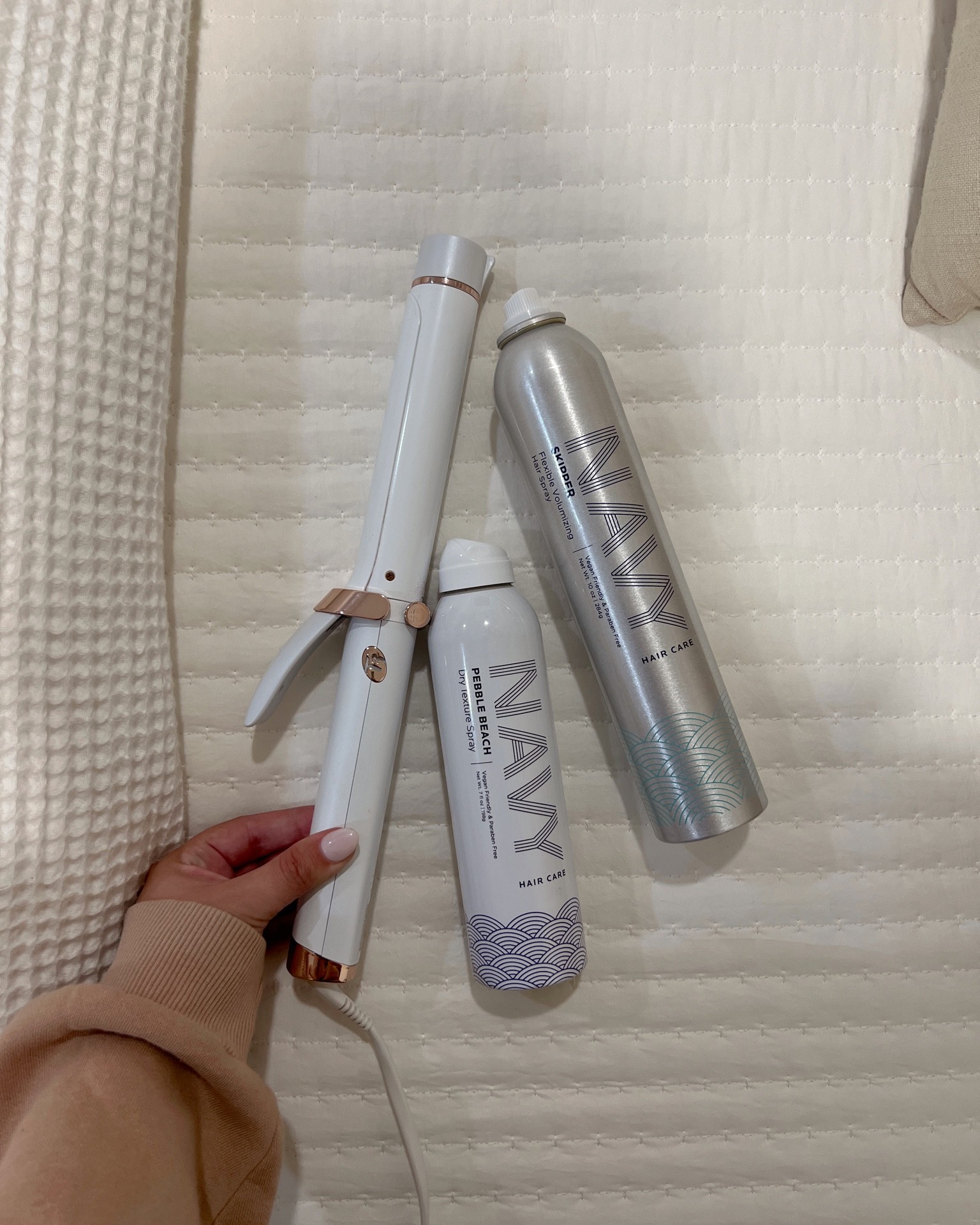 What I used on my hair today! Best texturizing spray and hairspray!!! Code: RACHEL gets you 30% off the entire Navy site!

#LTKunder50 #LTKbeauty #LTKstyletip