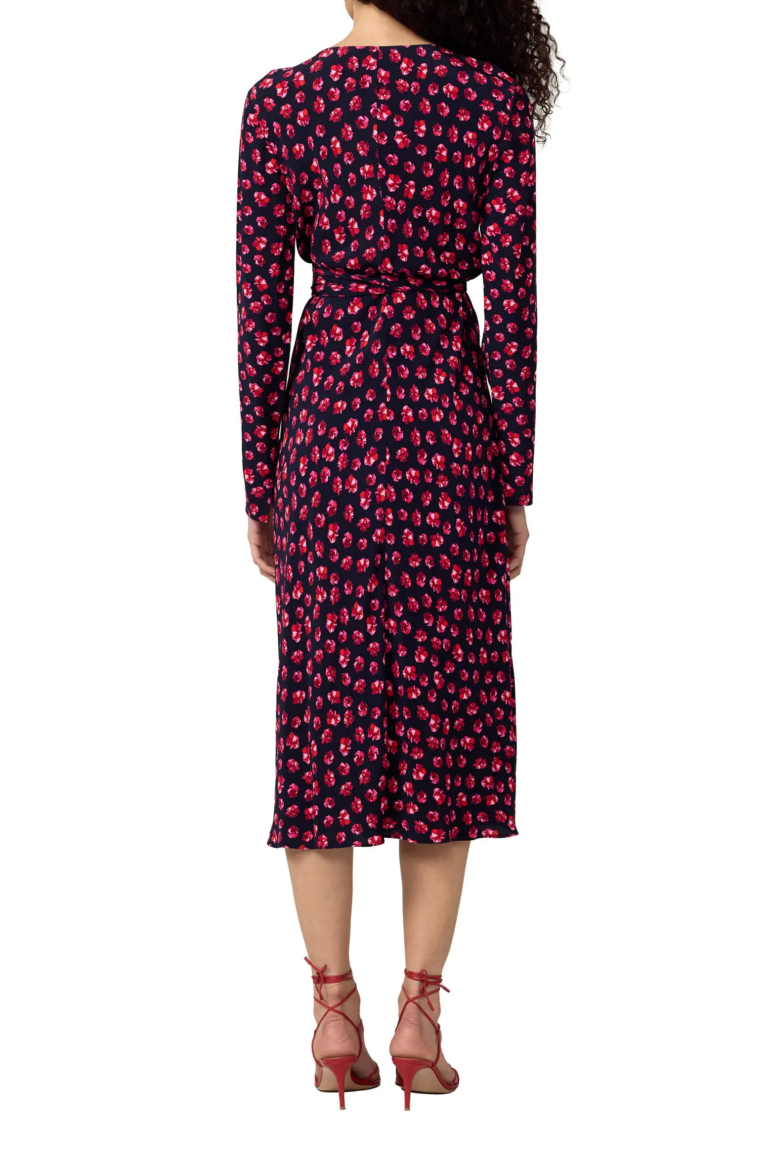 Tilly Long Sleeve Floral Print Wrap Dress (Women) | Nordstrom | Nordstrom