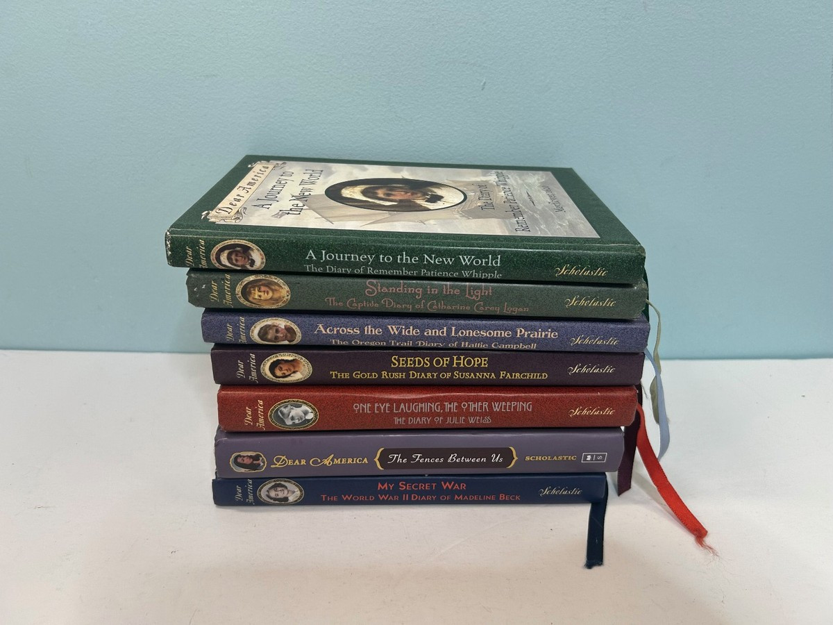 DEAR AMERICA Series Scholastic Historical Fiction Diary Hardcover Books Lot of 7 | eBay US