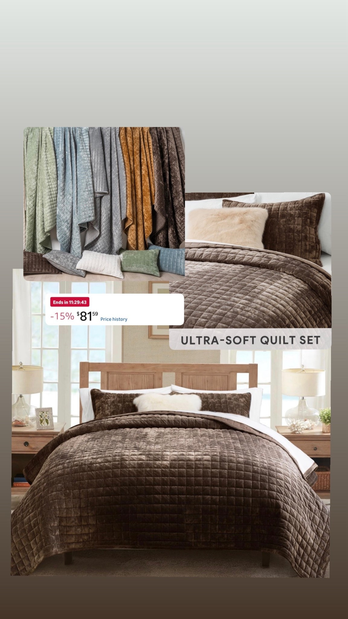 Highly rated! So elegant and ultra soft quilt set! Currently on sale

#LTKHome #LTKOver40 #LTKSaleAlert