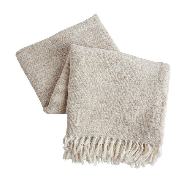 Habitat Natural Woven Throw | Habitat UK