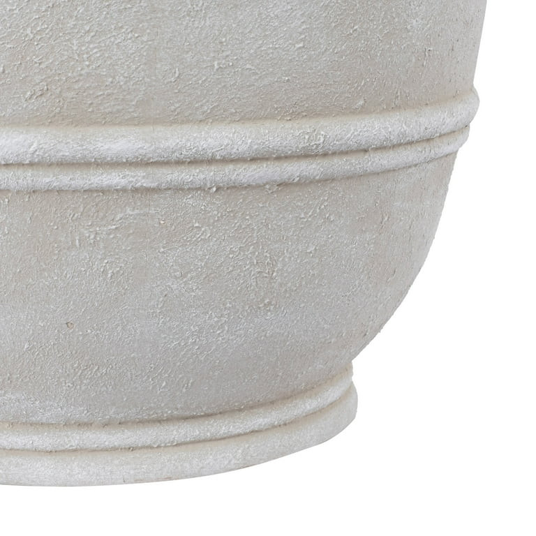 My Texas House 16" Retro Planter, Cream | Walmart (US)