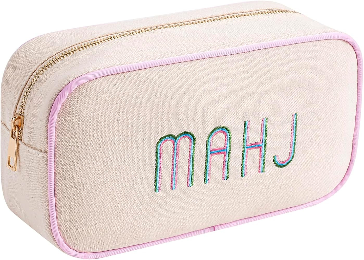 Empty Mahjong Tiles Bag, Suitable for 1.2 "(30mm) Standard Size American Mahjong Tiles, Canvas Ma... | Amazon (US)