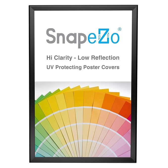 SnapeZo Poster Frame 20x30 Inches, Black 1.25" Aluminum Profile, Front-Loading Snap Frame, Wall M... | Amazon (US)