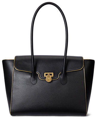 Lauren Ralph Lauren Tanner Extra-Large Satchel Bag - Macy's | Macy's