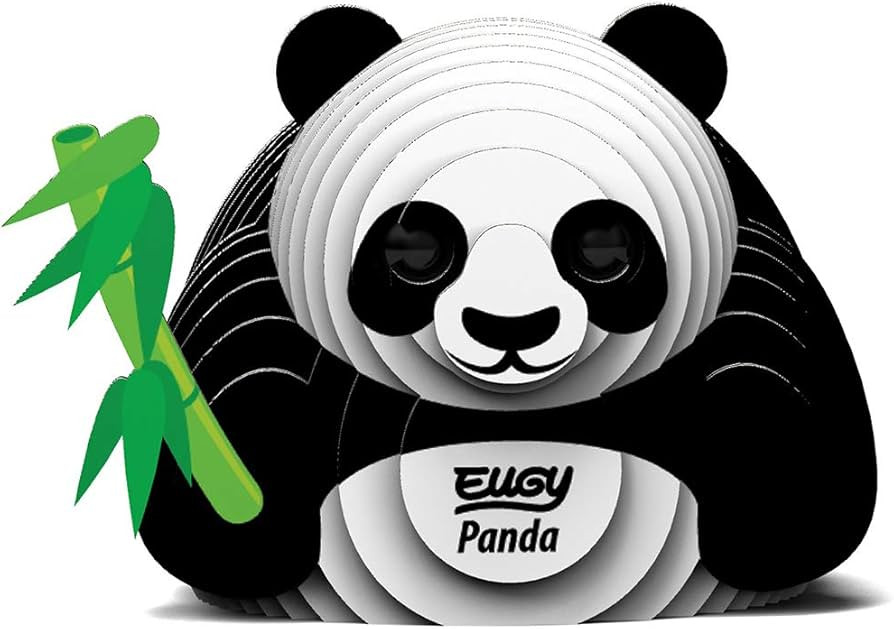 Eugy Panda Bear 3D Puzzle - 29 Piece Eco-Friendly Educational Toy Puzzle for Boys, Girls & Kids A... | Amazon (US)