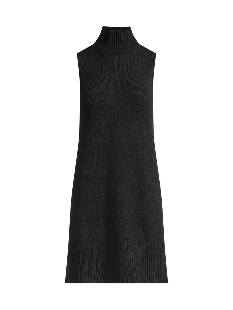 Free Assembly Women's and Women's Plus Sleeveless Sweater Mini Dress, Sizes XS-4X | Walmart (US)