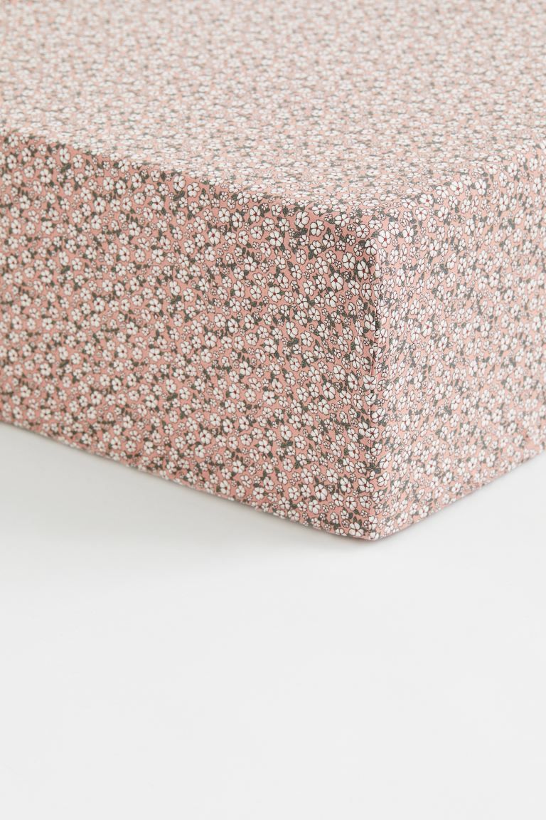 Patterned Cotton Fitted Sheet | H&M (US)