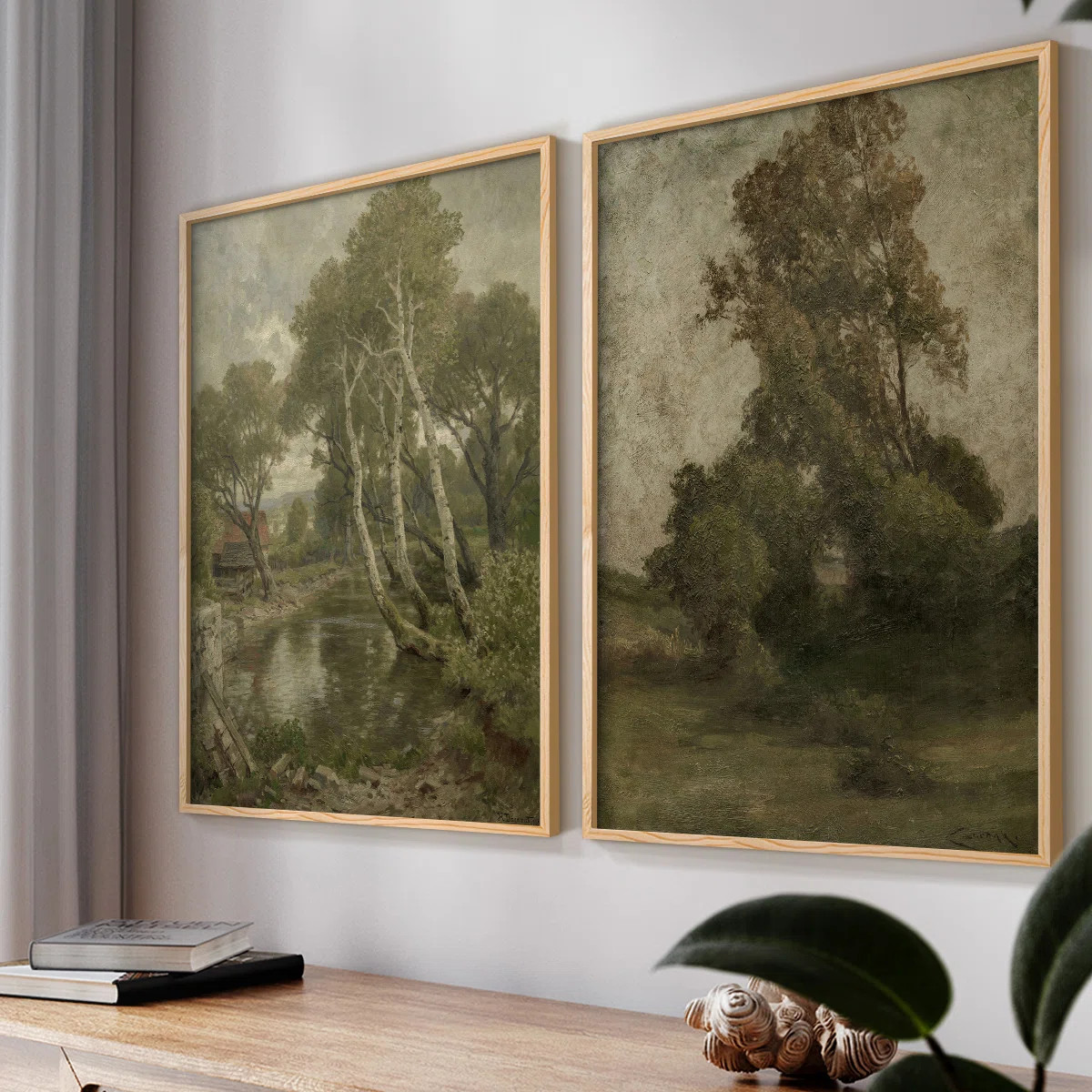 " Vintage Landscape XXVIII " 2 - Pieces (Set of 2) | Wayfair North America