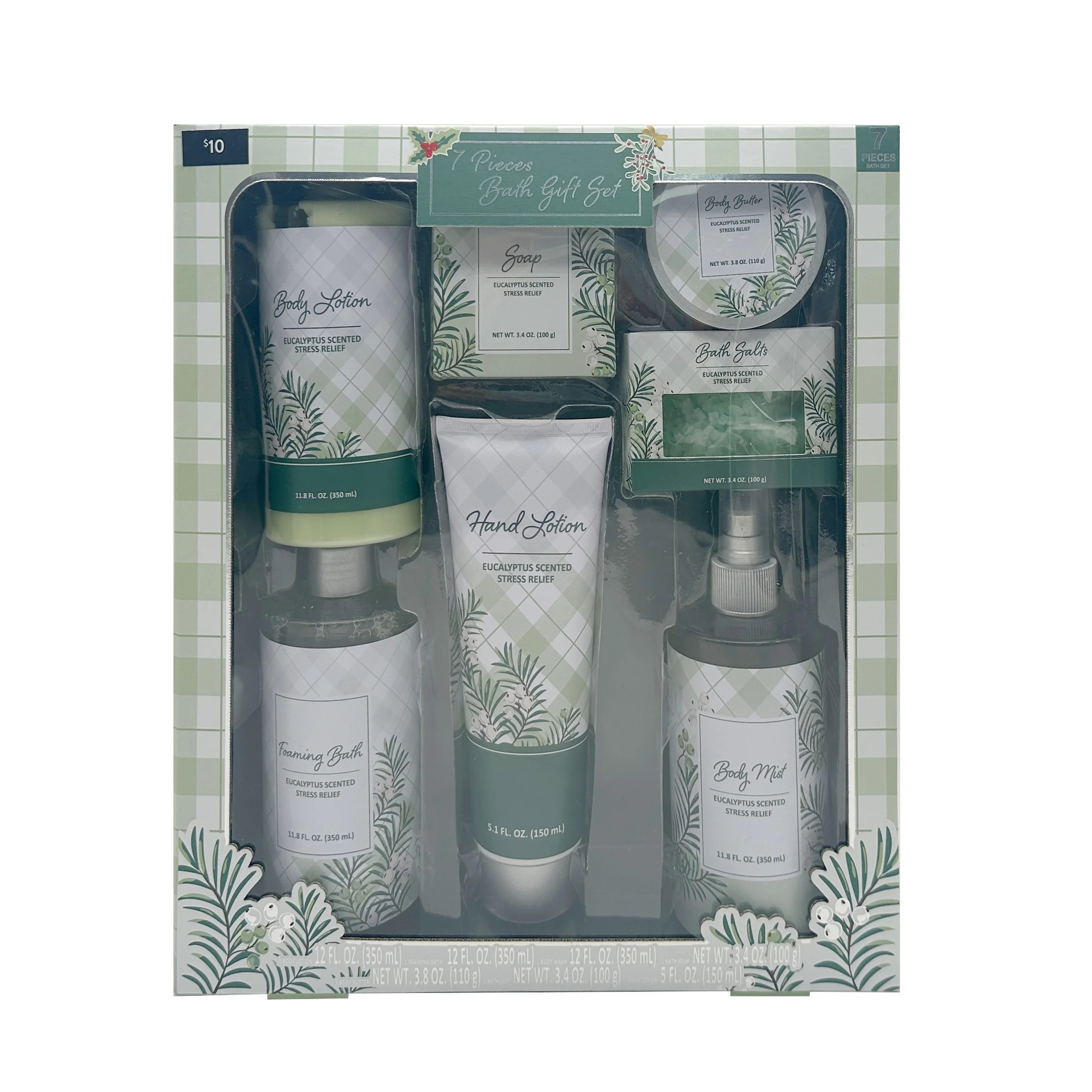 Bath Gift Set, 7pcs, Adult | Walmart (US)