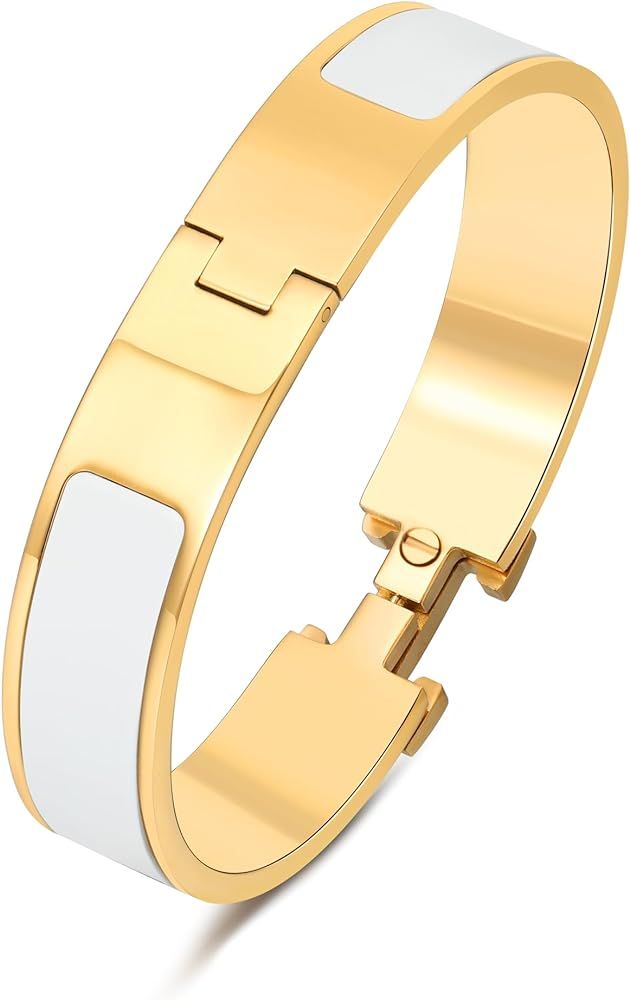 Delicate and Elegant 18K Gold Bracelet, Women's Classic Letter Bracelet, Jewelry Gift for Women T... | Amazon (US)