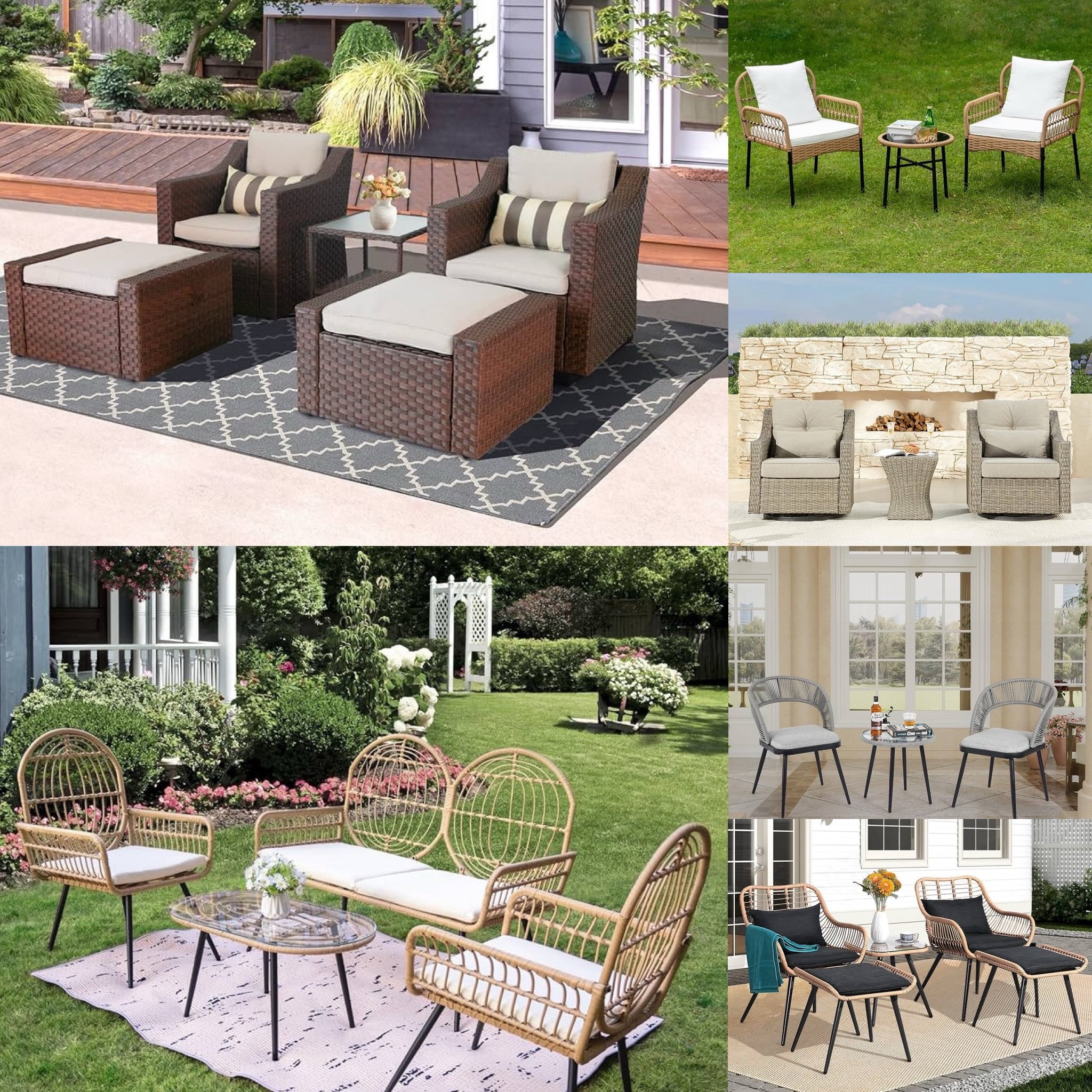 Check out our handpicked  outdoor wicker conversational sets. #PrimeDayDeal #outdoor 

#LTKHome #LTKSaleAlert #LTKSeasonal