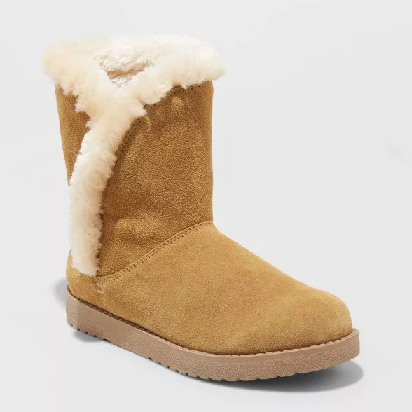 Women's Daniah Suede Mid Boots - Universal Thread™ | Target