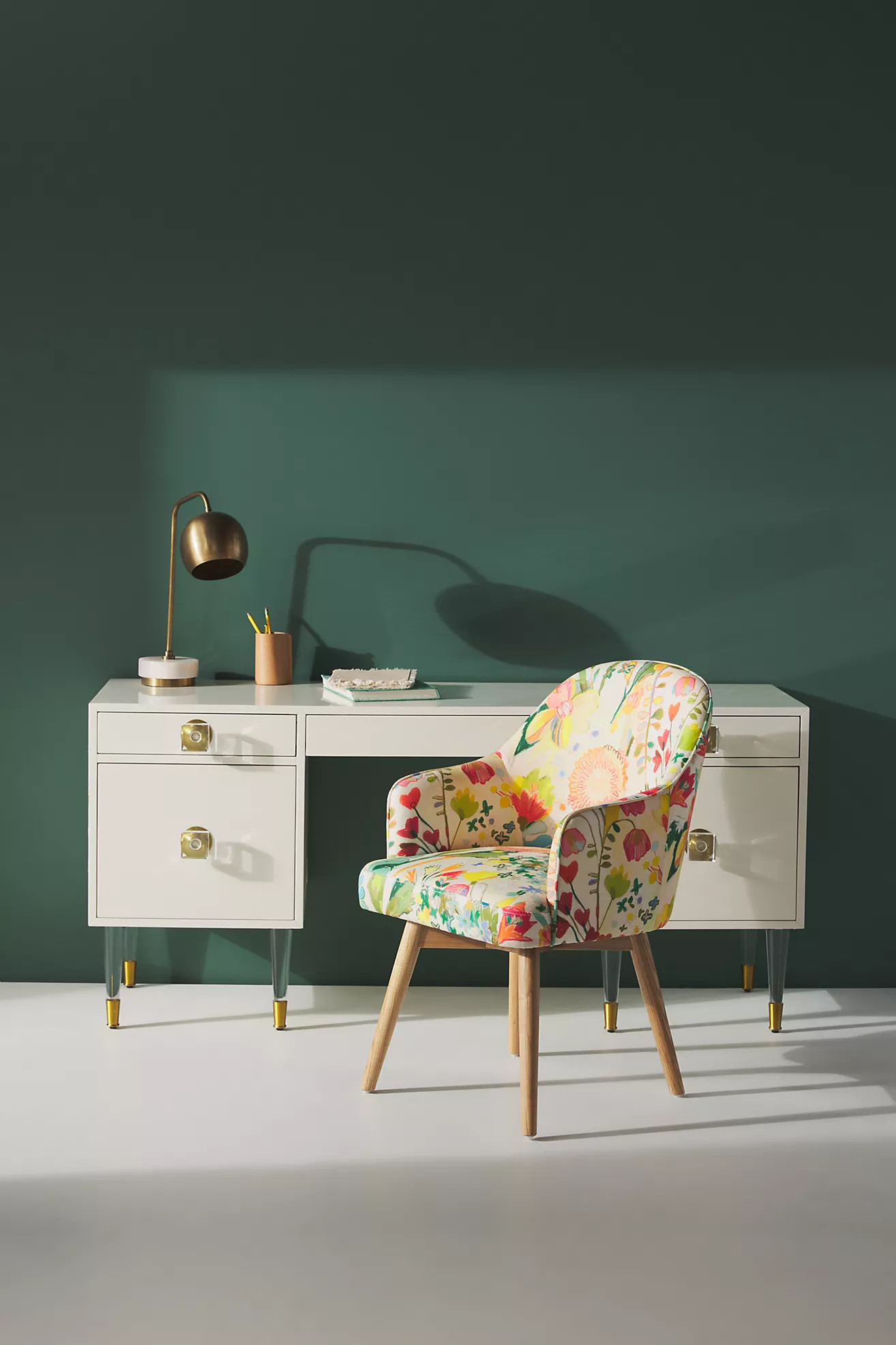 Florrie Durand Swivel Desk Chair | Anthropologie (US)