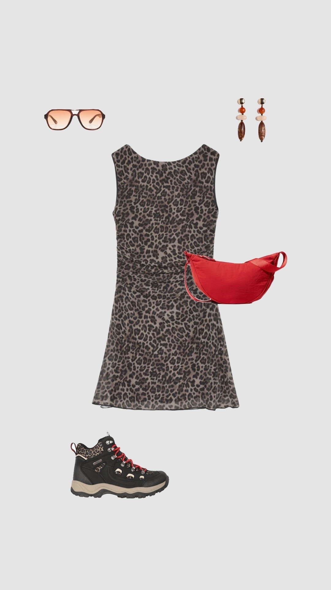 Summer Festival Outfit with walking boots! ❤️🪩

• leopard print mini dress red crossbody bag date night outfit holiday outfit music festival outfits party outfit Ibiza outfit glasto glastonbury Leeds fest Reading festival boardmasters •

#LTKuk #LTKsummer #LTKfestival