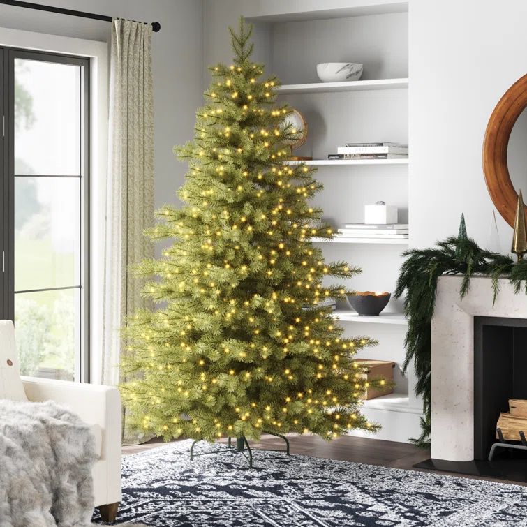 Nordic Spruce Green Realistic Artificial Spruce Cashmere Christmas Tree | Wayfair North America
